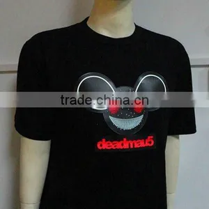 Electroluminescent/el Flashing T-shirt Made in China thumbnail-5