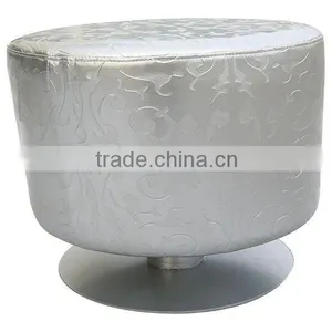 Semi PU Leather for Furniture Textile Material Usage With Silver Color thumbnail-1