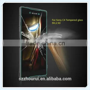 9H,2.5d Premiun Tempered Glass Screen Protector for Sony C4,9H,2.5D, Tempered Glass Screen Protector thumbnail-1