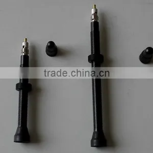 Aluminium Presta Bicycle Tyre Valve FR12-55mm 80mm Tubeless Tyre Valve thumbnail-1
