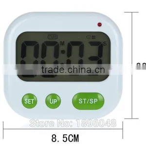 Dual Alarm Digital Timer Desktop LCD Remind Vibration Clock/ Count Down Timer thumbnail-3