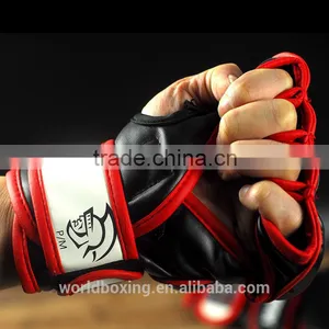 2016 Half Finger Fashion UFC MMA Gloves Wining Sports Twins Fighting Training Grant Kickboxing Sparring Gloves Winning Gloves thumbnail-6