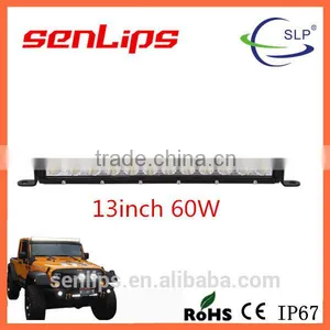 Wholesale 13inch 60W Epistar Led Light Bar 6000K White Color Camping Light Bar thumbnail-1