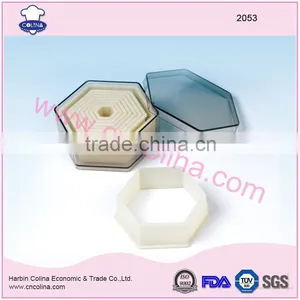 Plastic Biscuit Cutter Set Smooth Edge Hexagon Nylon Cookie Cutter thumbnail-1