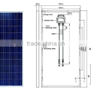 260w Poly/multi Crystalline Solar Panel Pv Module With Tuv Ce Cec Pv Cycle Soncap Approval Standard thumbnail-2