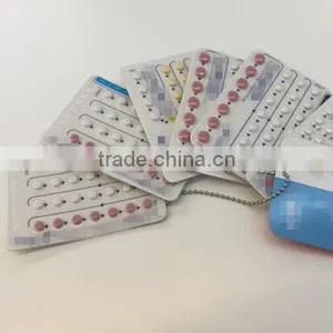 TWO DIFFERENT COLORS MEDICINE FEEDING BLISTER PACKING MACHINE thumbnail-1