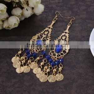 NEW National Wind Retro Earrings Belly Dance Latin Dance Diamond Earrings YIWU Factory Wholesale thumbnail-5