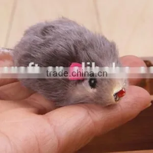 Long Haired Mice Cat Toy Funny Colored Fur Mice Toy For Kitten thumbnail-3