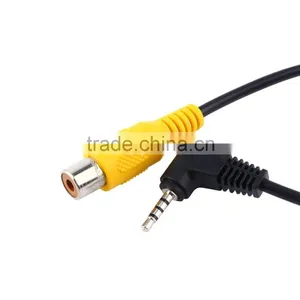 GPS Converter Cable Cord 2.5mm Stereo Jack Male Plug To RCA Female AV in Video Cable Adapter Cable thumbnail-3