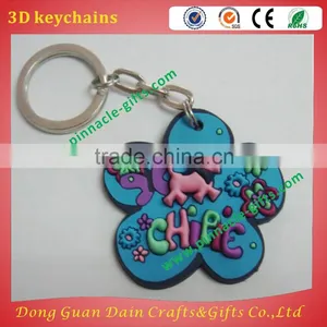 Cartoons 3D Rubber Pvc Souvenir Keychains thumbnail-2