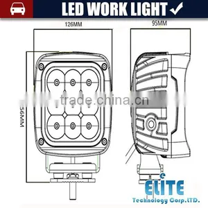 Best Seller 6inch 45W Led Work Light Auto Offroad Truck LED Work Lamp thumbnail-2