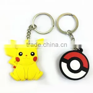 Customized 2d Soft PVC Rubber Promotion Keychain Factory thumbnail-2