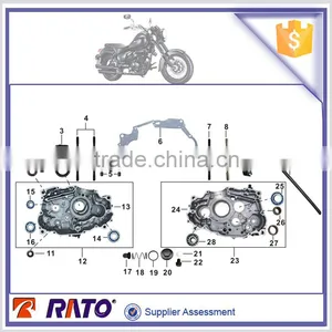 Motorcycle Engine Parts Crankcase Breather Tube thumbnail-1