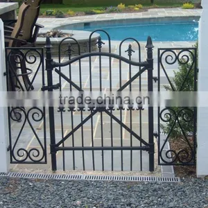 2016 New Style Small Iron Gate, Wrought Iron Villa Gate Designs, Iron Gate Door on .com thumbnail-5