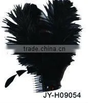 The Chic /colorful Flower Feather Headband thumbnail-1