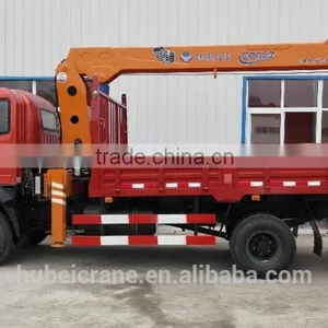 5ton Timber Crane on Truck, Model No.: SQ5S3, Hydraulic Crane With Telescopic Arms thumbnail-1