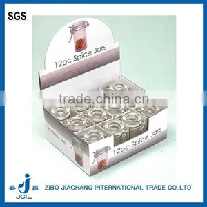 Mini Airtight Glass Spice Jar With Clamp Lid thumbnail-2