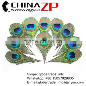 Wholesale Handmade Trimmed Big Natural Peacock Eye Feathers thumbnail-2