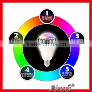 Full Color Spectrum LED Bulb Bluetooth Speaker With App System thumbnail-1