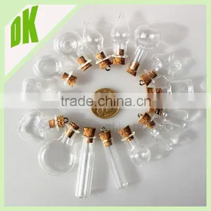 Alina~!~ Bell Jar With Wooden Corks. Empty Vials Mini Message In Small Empty Glass Bottles Traders in Usa thumbnail-3