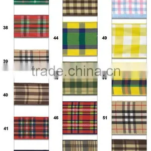 New Gingham Grosgrain Ribbons ,mixed Colors, 5/8" to 1-1/2" Wide Double Side Gingham,50 Yard / Roll. thumbnail-4