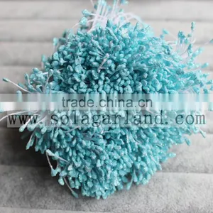 6CM Factory Wholesale Artificial Flower Pistils Flower Stamen With Glitter For Decoration Wedding Flowers thumbnail-3