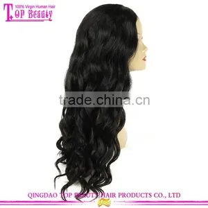 New Product 7A Grade Human Hair u Part Wig Unprocessed Cheap u Part Wigs for Sale thumbnail-3