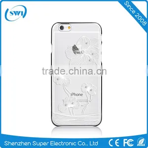Comma Ultra Slim PC Hard Case for IPhone 6, Electroplating Bling Element Back Screen Cover for IPhone 6s thumbnail-3