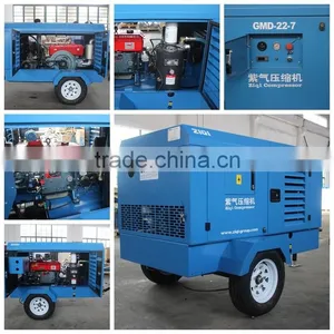 Portable 750cfm Screw Diesel Air Compressor Manufacturer thumbnail-2