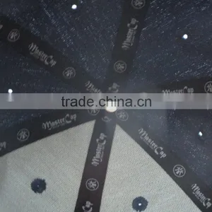 Custom High Quality 6- Panel Snapback Hat With Woven Badge thumbnail-6