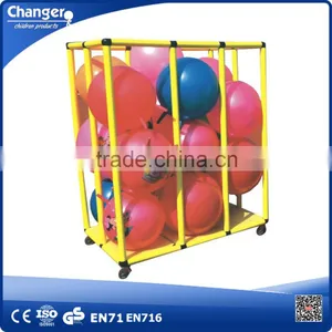 Kids Furniture for Day Care Children Plastic Toy Cabinet thumbnail-1