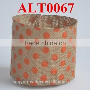 Jute Coated Fabirc Pot for Flowers thumbnail-1