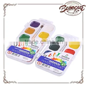 Watercolor Color School Children Drawing Artist Material Set Semi Dry Watercolor Cake thumbnail-1