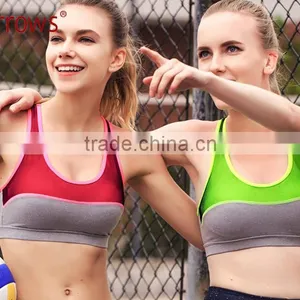 Super Quality Products Coloful Shockproof Seamless Sport Yoga Bra,Fitness Yoga Wear Breathable thumbnail-2