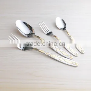 Elegant Spoon and Fork Set , Spoon and Fork Set , Chinese Soup Bowl and Spoon Set thumbnail-2