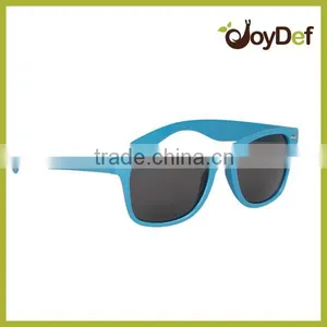 UV400 Sports Glasses Black Frame Mirrored PC Lens Sun Glasses for Man thumbnail-1