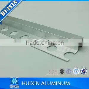 Chrome Anodized Aluminum Wall Tile Trim Ceramic Metal Tile Trim thumbnail-6
