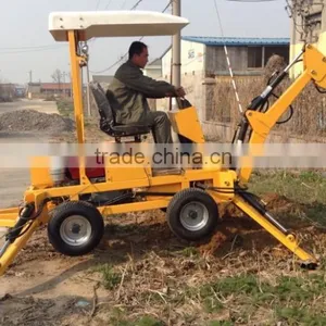 18hp Diesel Engine ATV Backhoe for Sale thumbnail-3