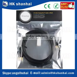 2016 Hot Sale 4K Resolution Ready Male to Male Mini Displayport dp Cable Connect PC/desktop/MAC to Ultra HD Monitor thumbnail-4