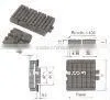 Molded Steel Hinge Type Flattop Chain thumbnail-1