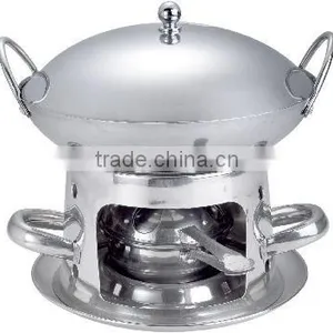 Stainless Steel Alcohol Stove With Pot thumbnail-1