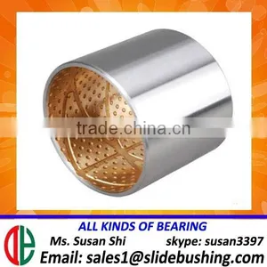 Compound Bush Bimetal Teflon Copper Steel Self Lubricated Bearings Scheibe Teflon Ptfe Thread Seal Tape Bimetal Bushing thumbnail-3