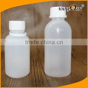 100ml LDPE White Plastic Bottle Medicine Bottle Syrup Bottle With Screw Cap thumbnail-5