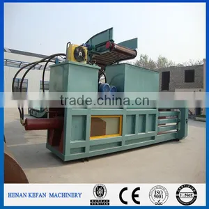 PLC Control Full Automatic Hydraulic Waste Paper Cardboard Baler thumbnail-1