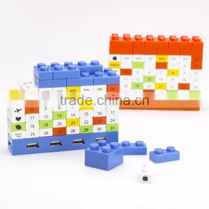 2015 Desk Calendar/DIY Blocks Usb Hub With Cable thumbnail-3