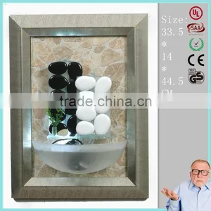 Indoor Wall-mounted Ceramic Water Fountain for Resort Decoration thumbnail-1
