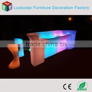 112CM High Rechargeable Illuminated Hotel Club PE Plastic LED Bar Counter LTT-BC07A thumbnail-4