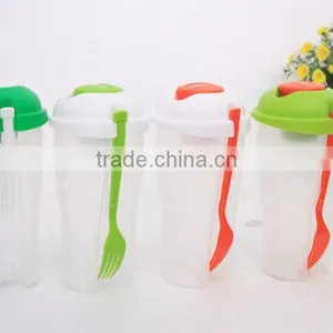 Fruit Salad Container Salad To Go Cup With Fork thumbnail-6