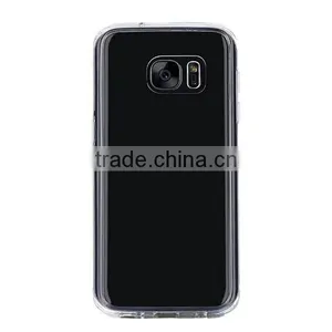 Multi Color TPU + Acrylic Best Selling Phone Case, Transparent Clear Case for Samsung s7 thumbnail-2