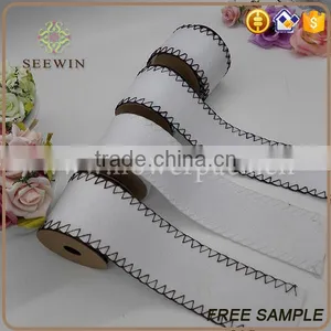 White Felt Fabric Ribbon Roll for Gift Packaging thumbnail-6